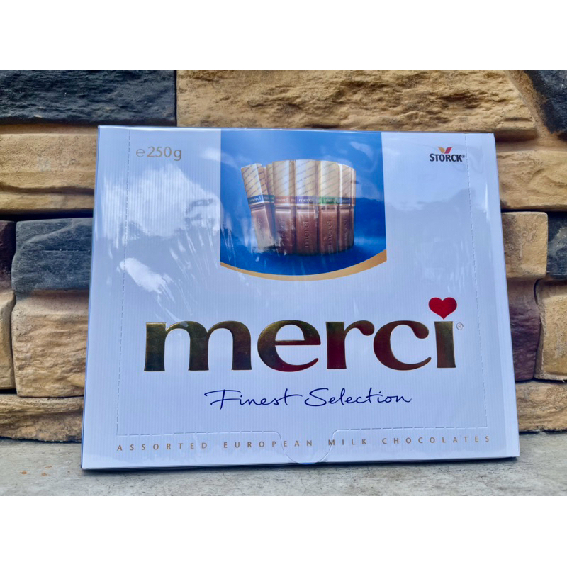 Merci Blue Finest Selection Chocolate G Shopee Philippines