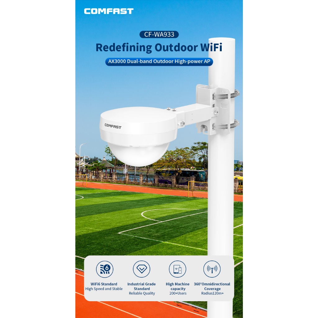 COMFAST CF WA933 Redefining Outdoor Wifi AX3000 Dual Brand Outdoor High