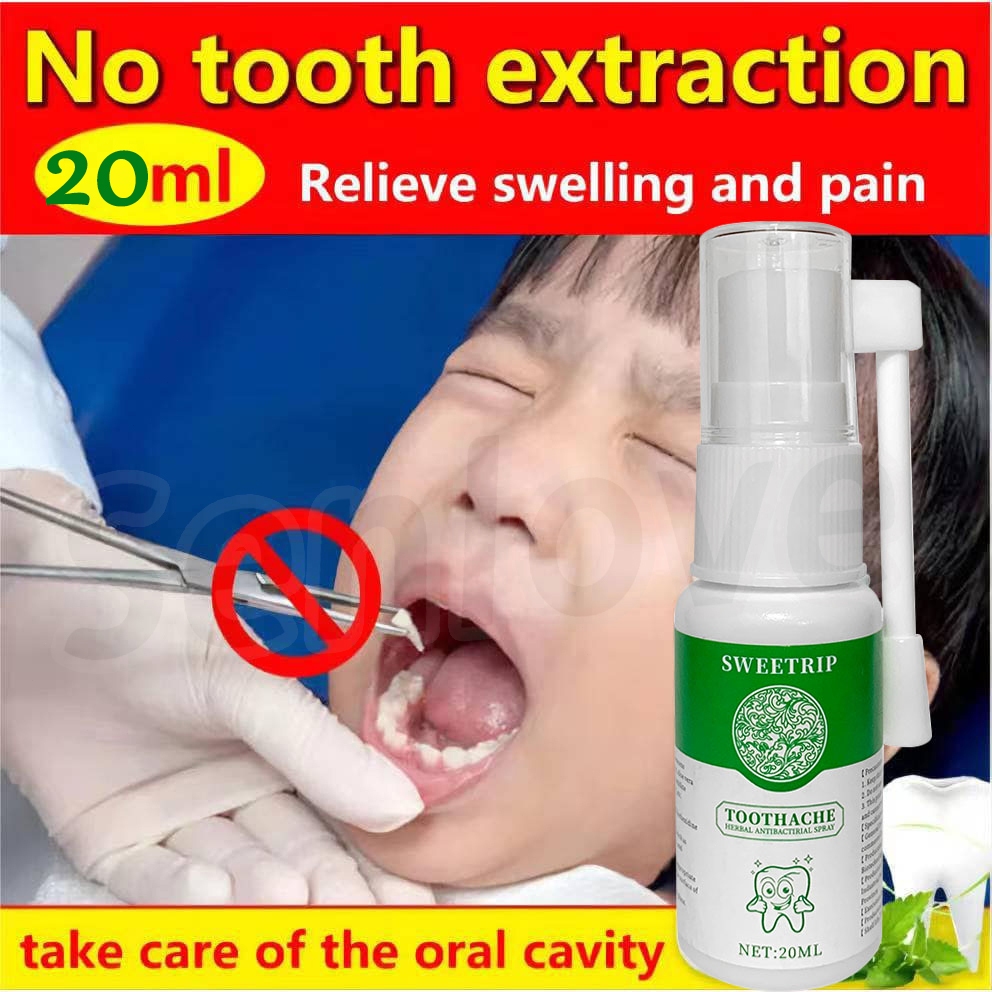 Sweetrip Toothache Pain Rrelief Spray Gum Inflammation Swelling