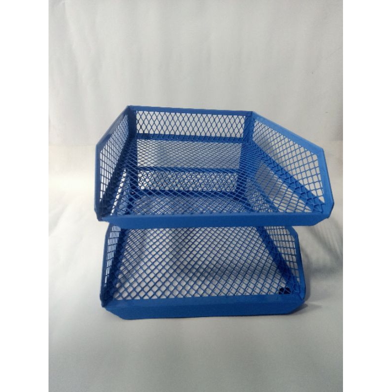 Layer Metal Desk Tray Mesh Type Desk File Organizer Document Paper