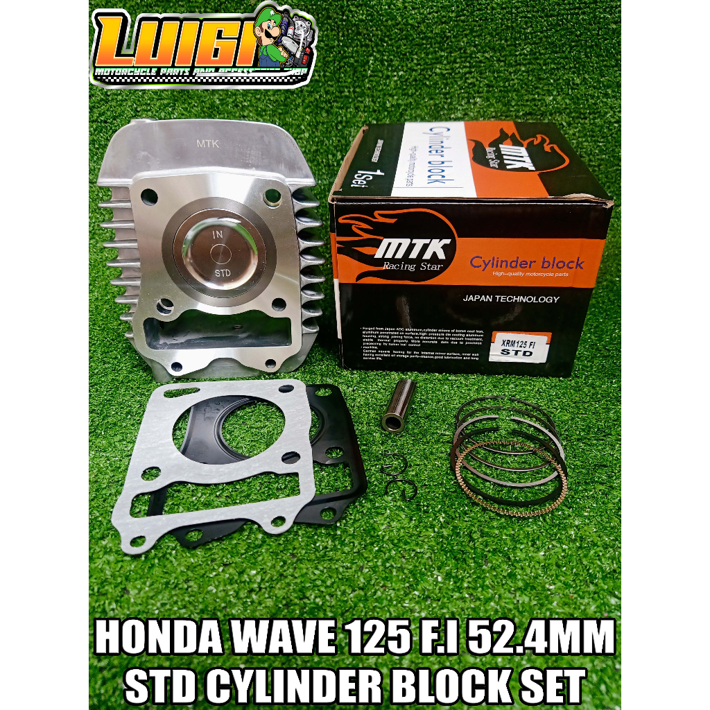 Mtk Honda Wave F I Mm Standard Cylinder Block Set Shopee