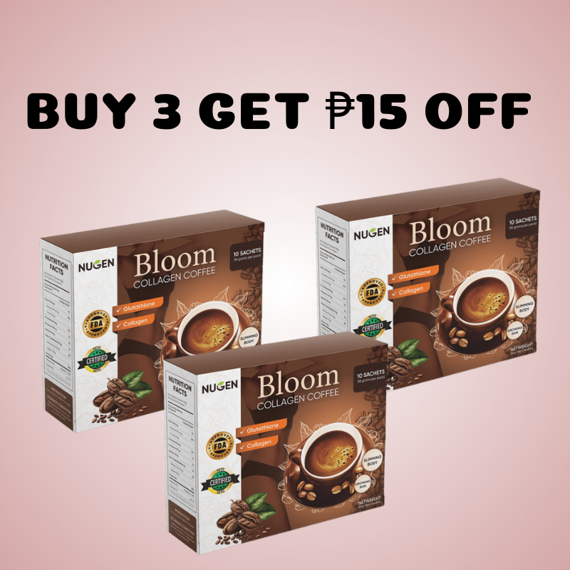 AVAILABLE NUGEN Bloom Collagen Coffee Original 100 Robusta Collagen