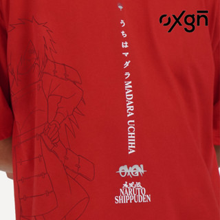 Oxgn Naruto Shippuden Graphic Print Oversized T Shirt For Men And Women