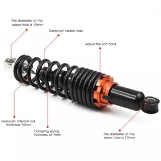 24H Ship2Pcs Motorcycle Rear ShockUniversal Hydraulic Shock Absorbe