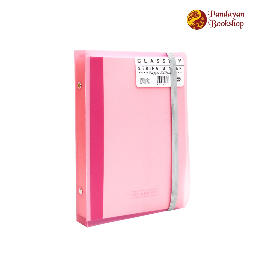 Veco Classify String Binder Notebook Division Pastel Edition Shopee