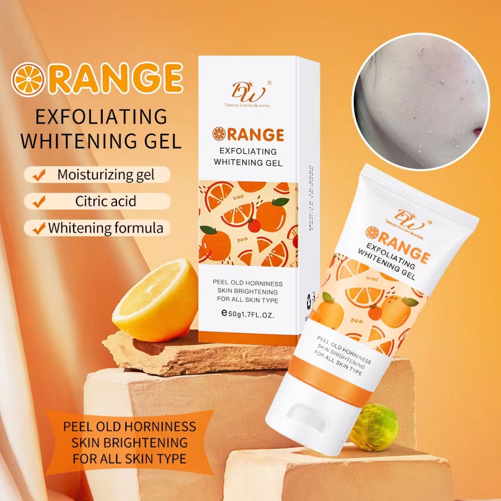 Amanda Dw Orange Exfoliating Gel With Whitening Formula Moisturizing