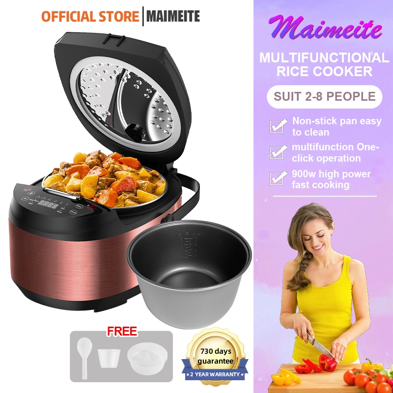 Maimeite Rice Cooker 6L Large Capacity Home Multifunctional Electric