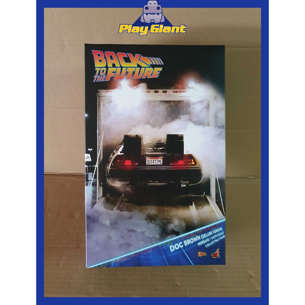 Hot Toys MMS Doc Brown Deluxe Version Back To The Future Scale