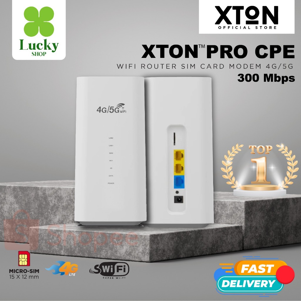 ORIGINAL XTON WiFi Router Sim Card Modem 4G 5G PRO CPE Original LTE