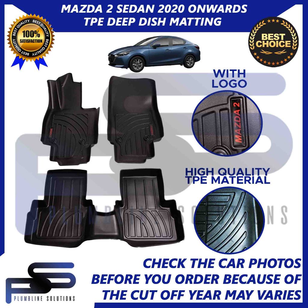 Tpe Deep Dish Matting For Mazda Sedan Onwards Deep Dish Car