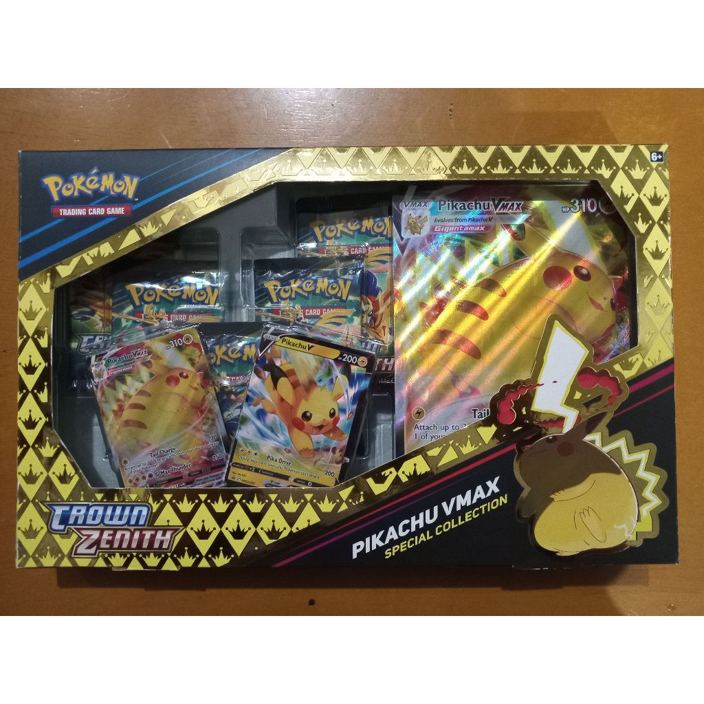 Crown Zenith Pikachu VMAX Special Collection Box Pokemon TCG Standard