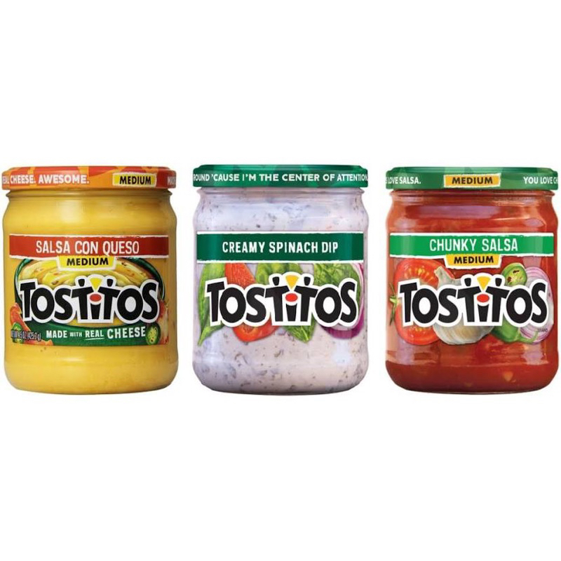 Tostitos Dip Creamy Spinach Chunky Salsa Con Queso 15oz Shopee