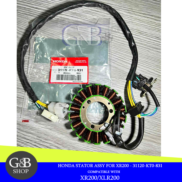 GB HONDASTATOR ASSEMBLY HONDA XR200 XLR200 XR 125 31120 KT0 831