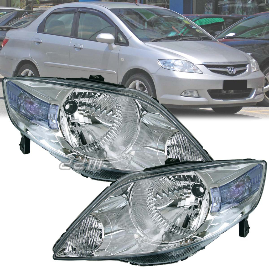 Honda City Headlight 2005 2008 Facelifted 4th Generation Head Light