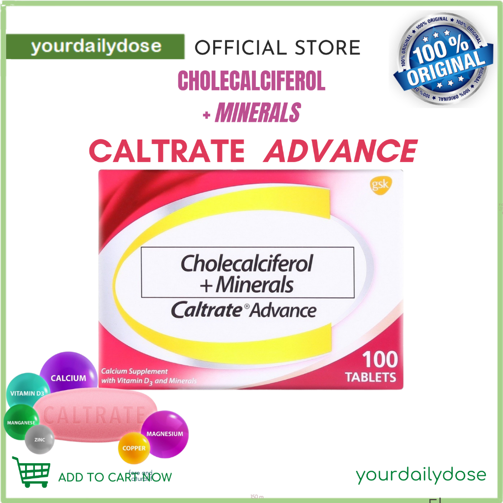 Caltrate Advance S Cholecalciferol Minerals Shopee Philippines