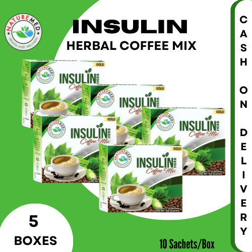 Boxes Insulin Coffee Mix With Insulin Plant And Herbal Extract