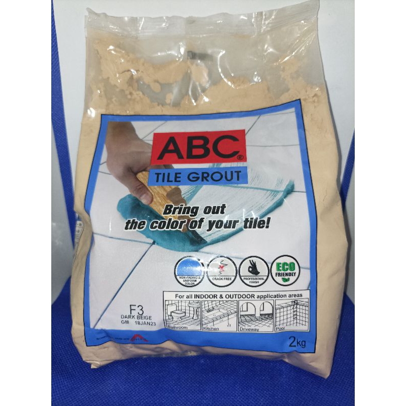 Abc Tile Grout Original Kg Per Pack Various Pack Shopee Philippines