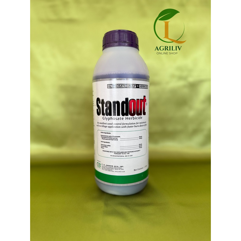 Standout Glyphosate Herbicide Liter Cb Andrew Shopee Philippines