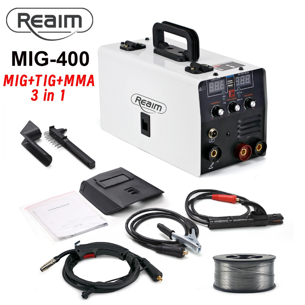 REAIM Tig MIG Welding Machine Inverter Portable Arc MMA 2in1 Welder