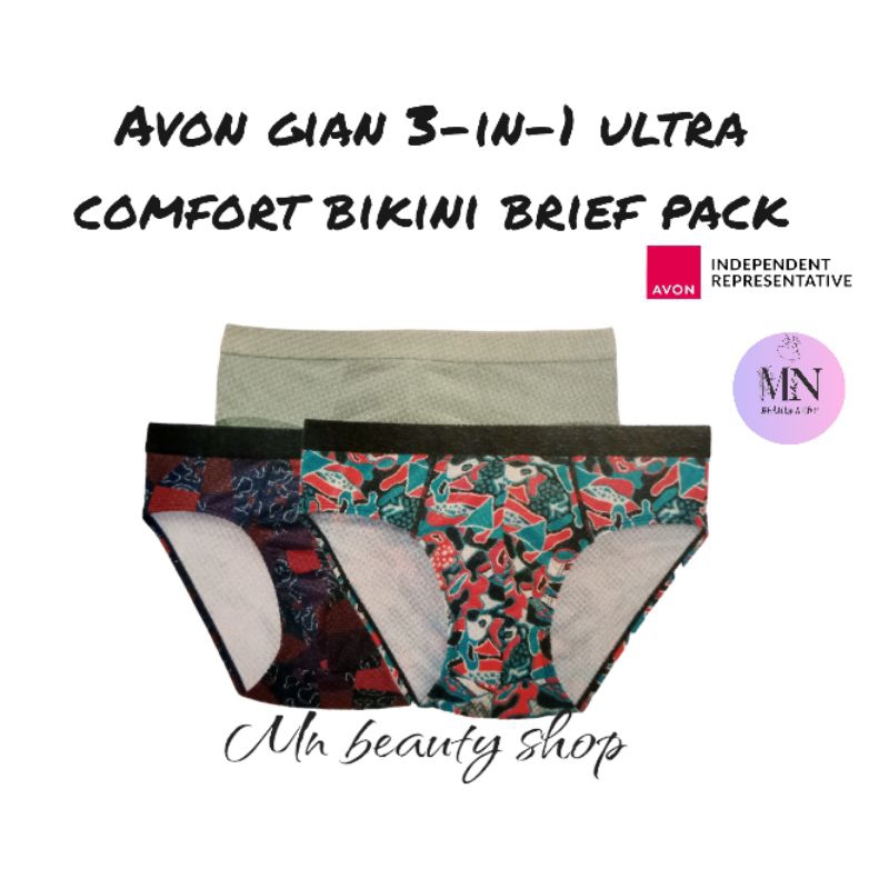 AVON GIAN 3 In 1 ULTRA COMPORT BIKINI BRIEF PACK Shopee Philippines