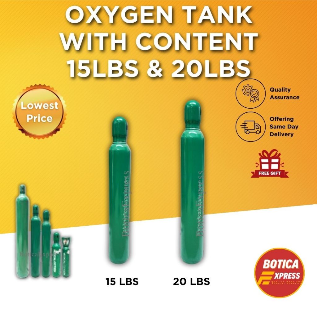 OXYGEN TANK 15LBS AND 20LBS WITH CONTENT Shopee Philippines