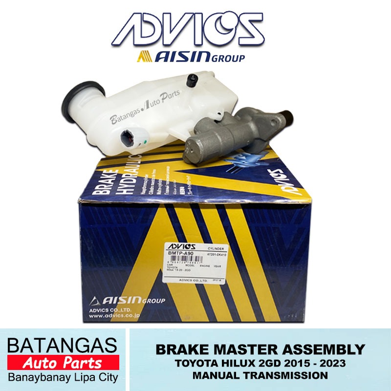 ADVICS BRAKE MASTER ASSEMBLY TOYOTA HILUX 2GD 2015 2023 MANUAL MADE