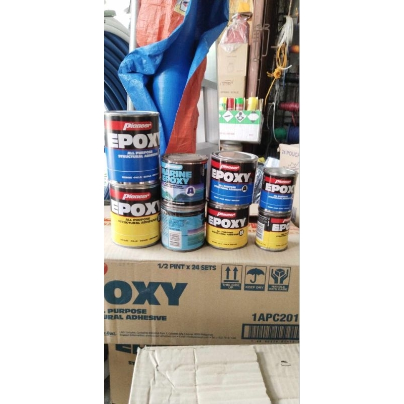 Original Pioneer All Purpose Marine Epoxy A B Can 1 8can 1 4can 1