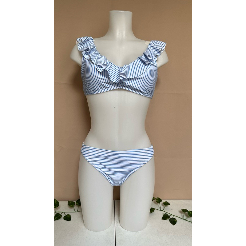 Two Piece Padded Swimsuit Bikini Actual Photos Shopee Philippines
