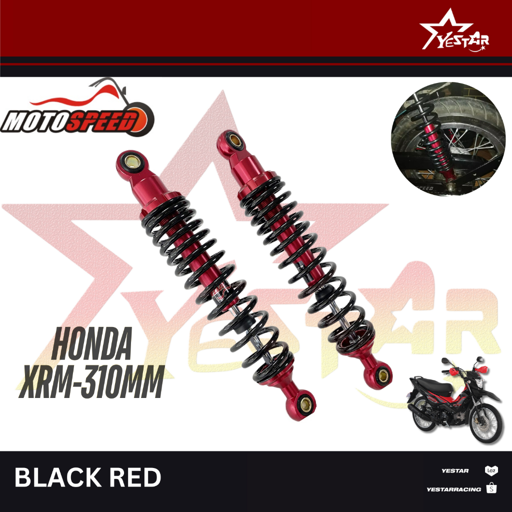 1 Pair Rear Dual Shock Absorber 310mm For Xrm Wave Tmx Raider 150 Dash