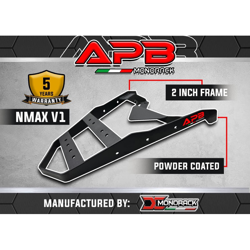 Yamaha NMAX V1 APB Monorack Bracket Shopee Philippines