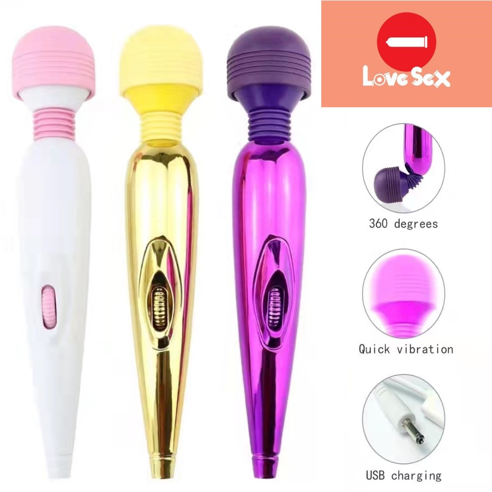 Ultra Sleek And Elegant Rechargeable Fairy Wand Vibrator Adult Sex Toys