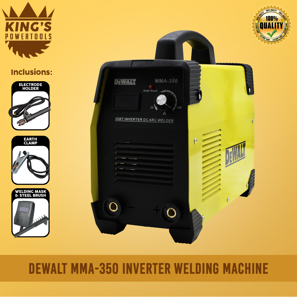 Dewalt Mma Igbt Inverter Dc Arc Welding Machine Shopee Philippines