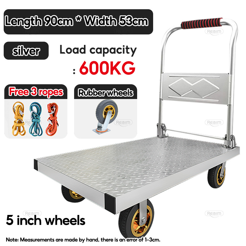 Steel Hand Truck Trolley Foldable Push Cart Heavy Duty Kartilya Load