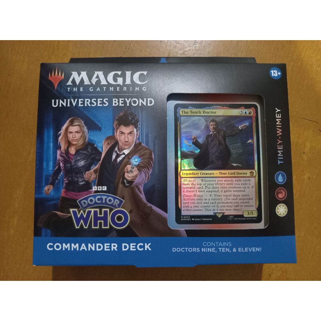 Mtg Timey Wimey Universes Beyond Doctor Who Commander Deck Magic The