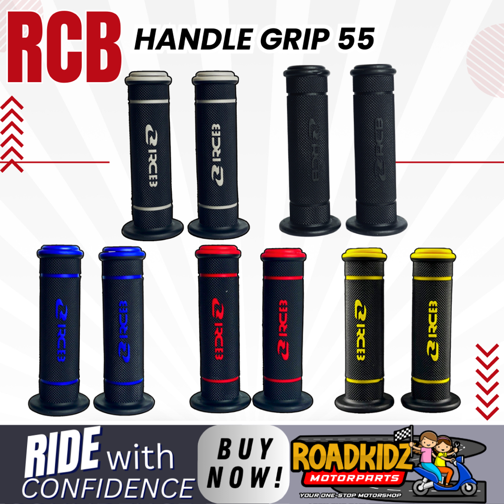 RCB HANDLE GRIP RUBBER RACING BOY HG 55 66 88 UNIVERSAL FITS ALL