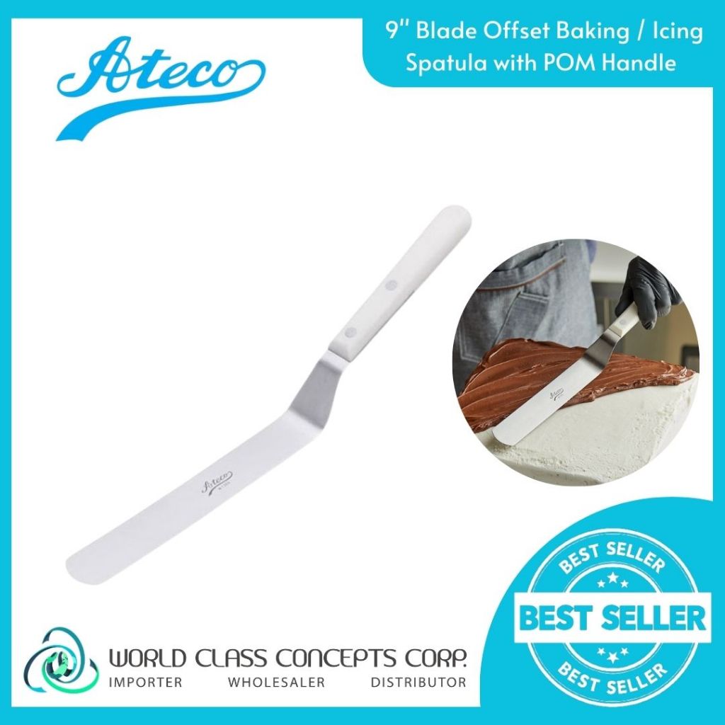 Ateco 9 Blade Offset Baking Icing Spatula With POM Handle WCCC