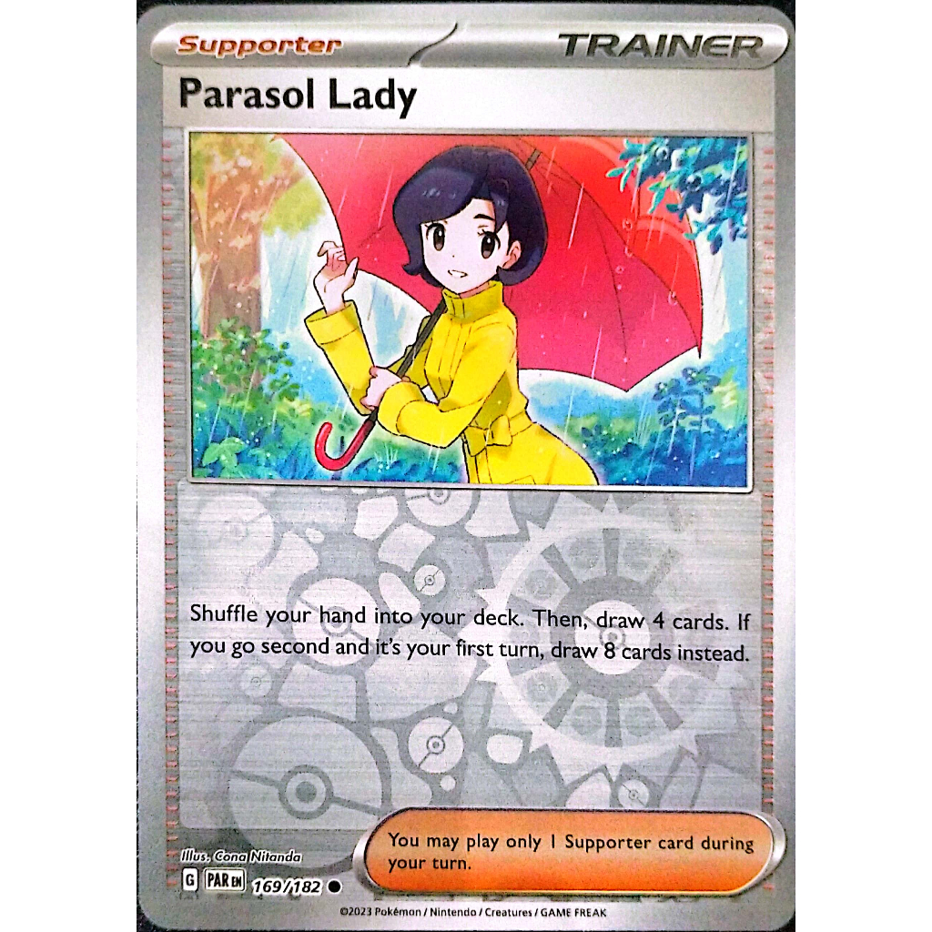 Pokemon TCG Parasol Lady 169 182 Paradox Rift Shopee Philippines