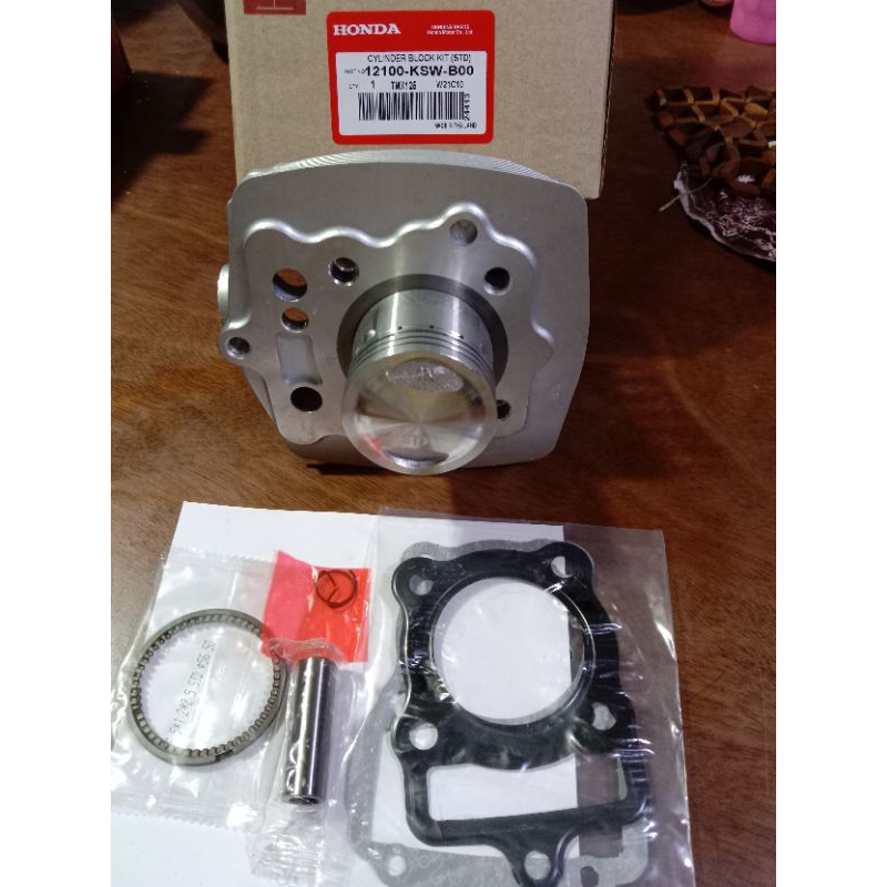 Honda Genuine CYLINDER Block Assy With Piston Kit Ring Gasket 1set For