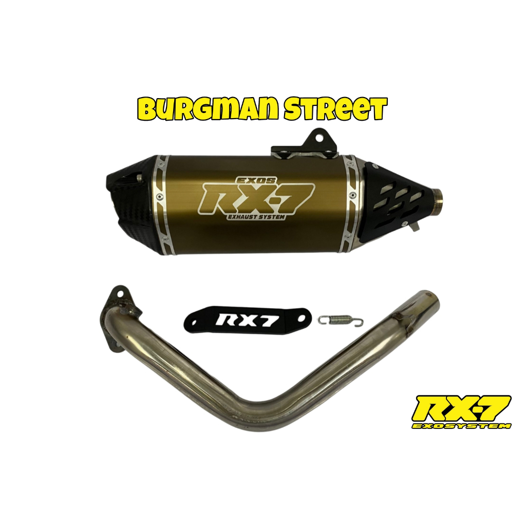 EXOS RACING RX7 FULL EXHAUST SYSTEM DARK TITANIUM Shopee Philippines