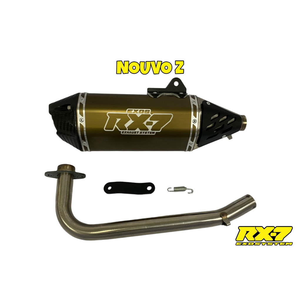 Exos Racing Rx Full Exhaust System Dark Titanium Shopee Philippines