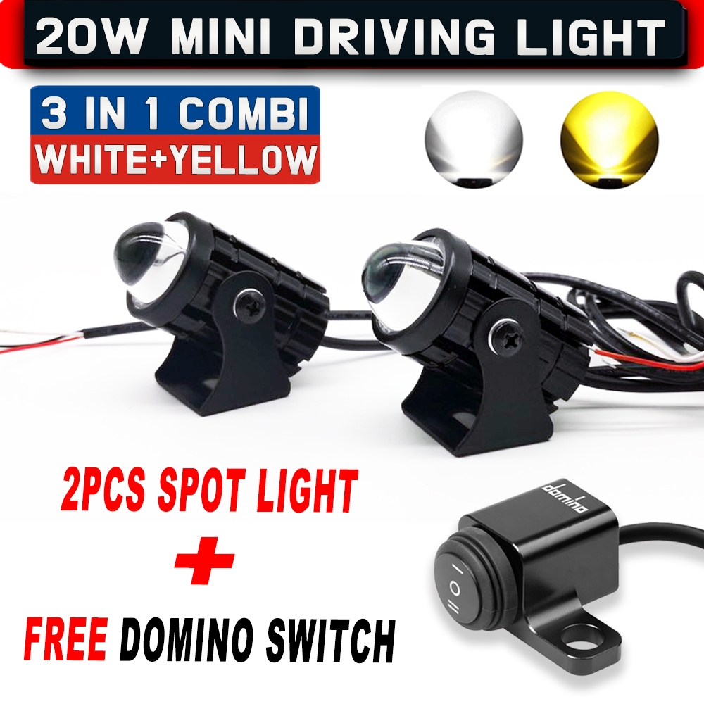 Sky Alloy W Mini Driving Light Spot Light Headlight White Yellow