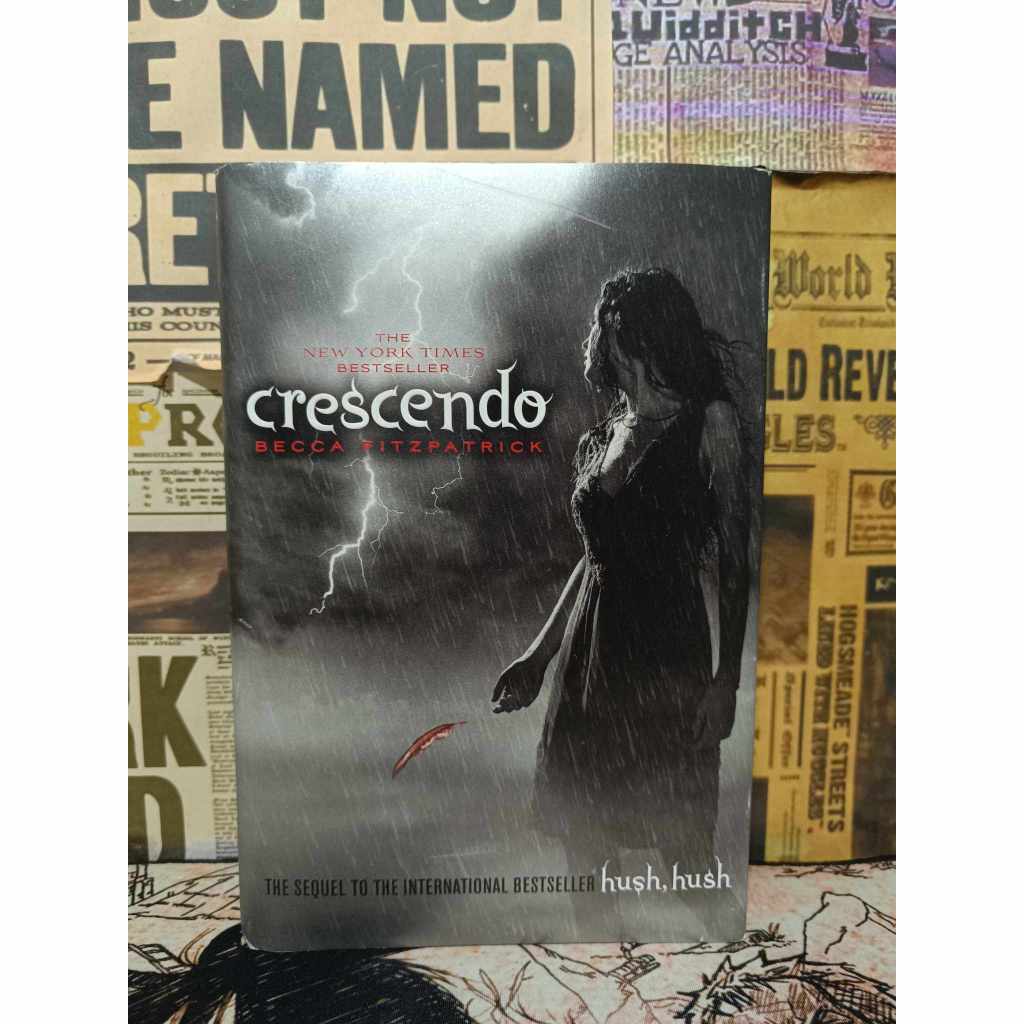 Hush Hush 2 Crescendo By Becca Fitzpatrick Hardcover Shopee