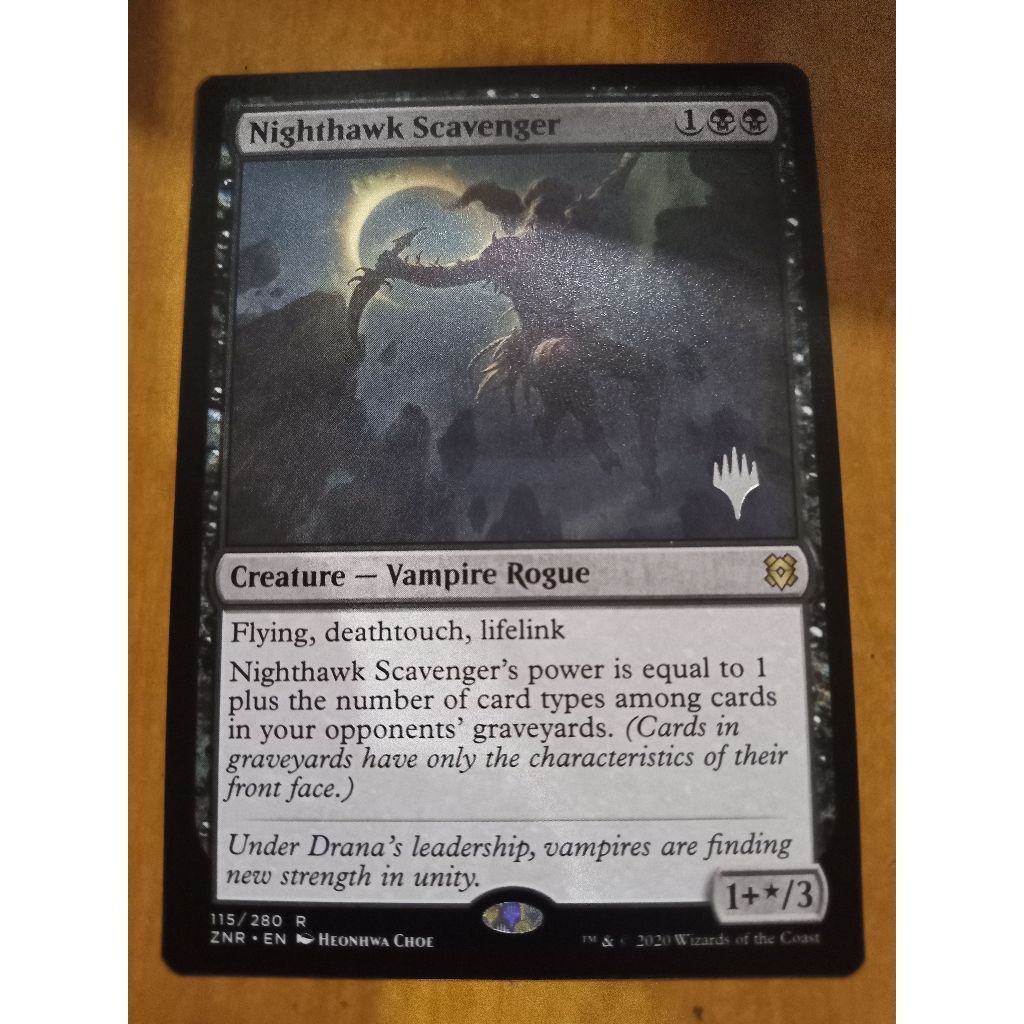 Mtg Nighthawk Scavenger Rare Zendikar Rising Znr Magic The Gathering