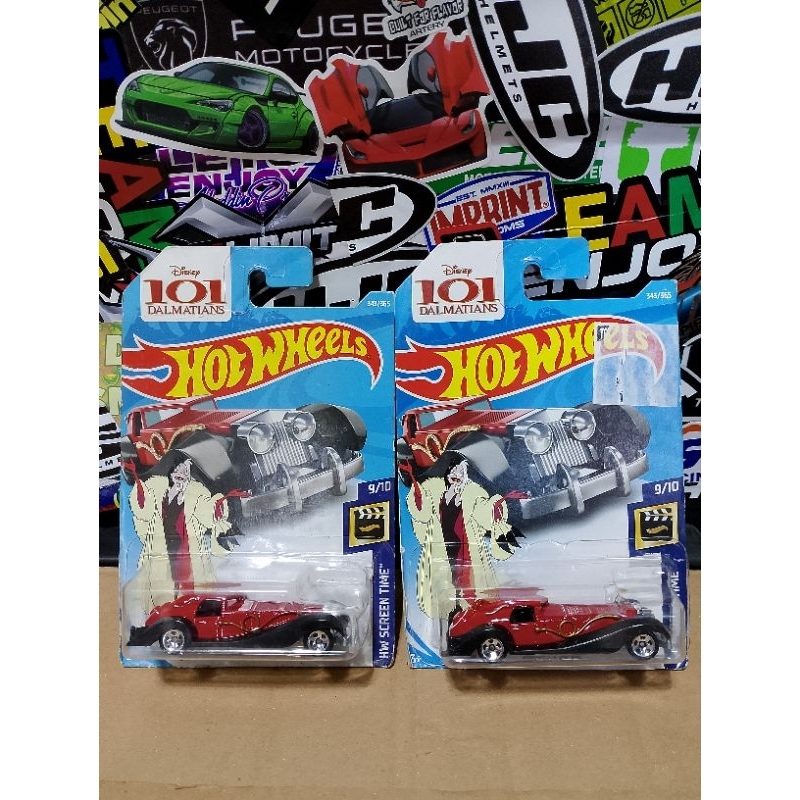 Hot Wheels Cruella De Vil Old Released Card Not Mint Shopee