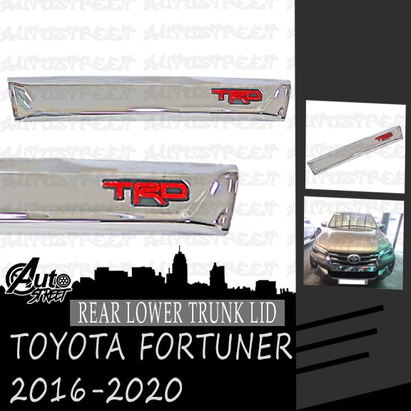 Toyota Fortuner Trd Front Lower Grill Garnish Trim Chrome