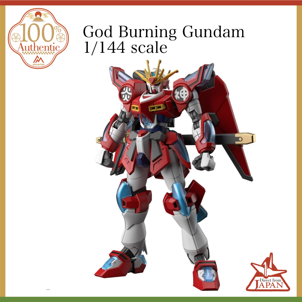 Bandai Spirits Hg Gundam Build Metaverse God Burning Gundam Scale