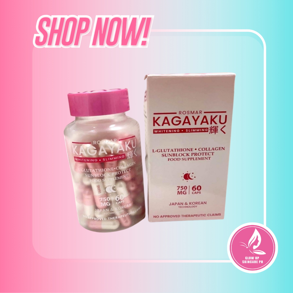 Original Effective ROSMAR Kagayaku Capsules 750mg 60caps Bottle