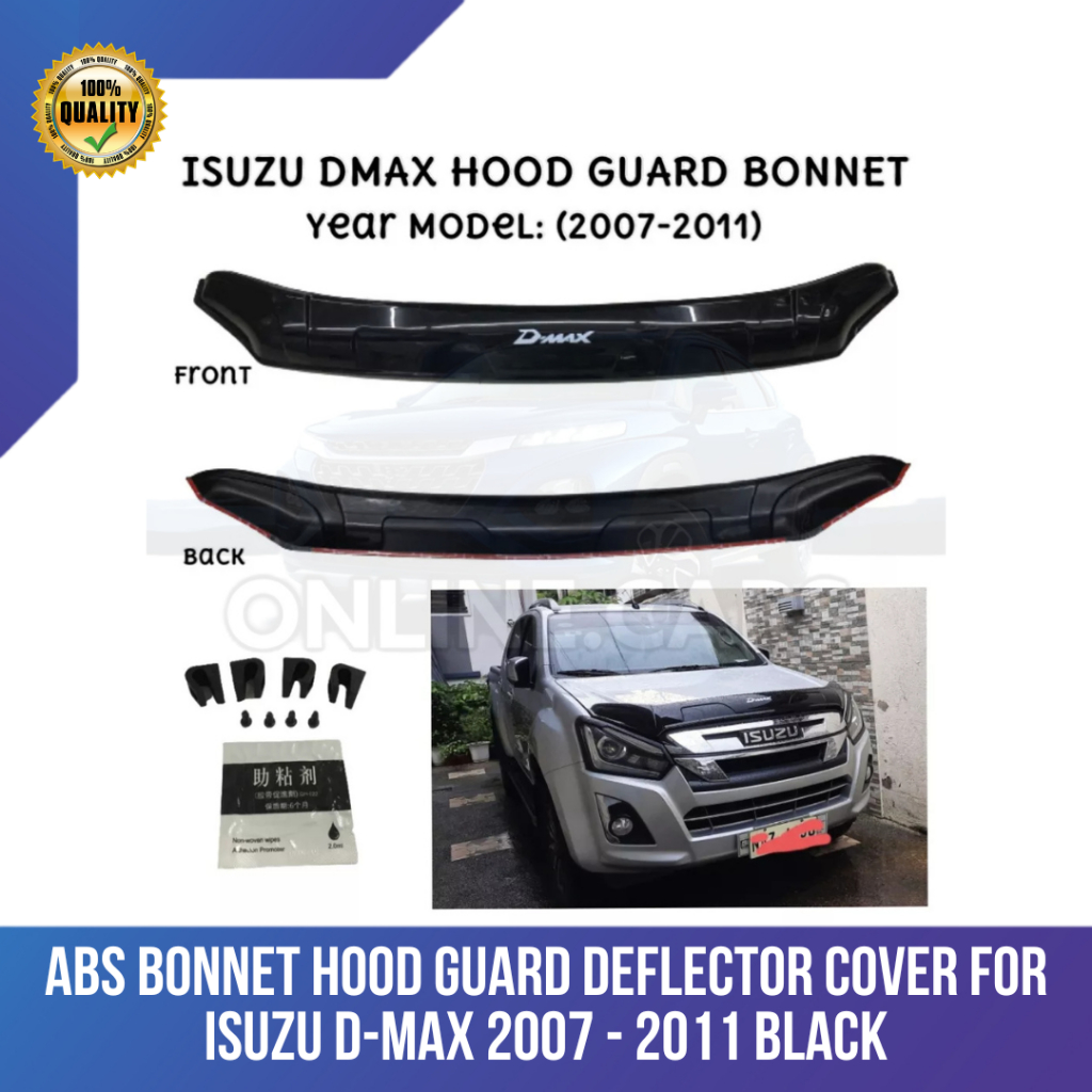 Cpa Abs Bonnet Hood Guard Deflector Cover For Isuzu Dmax