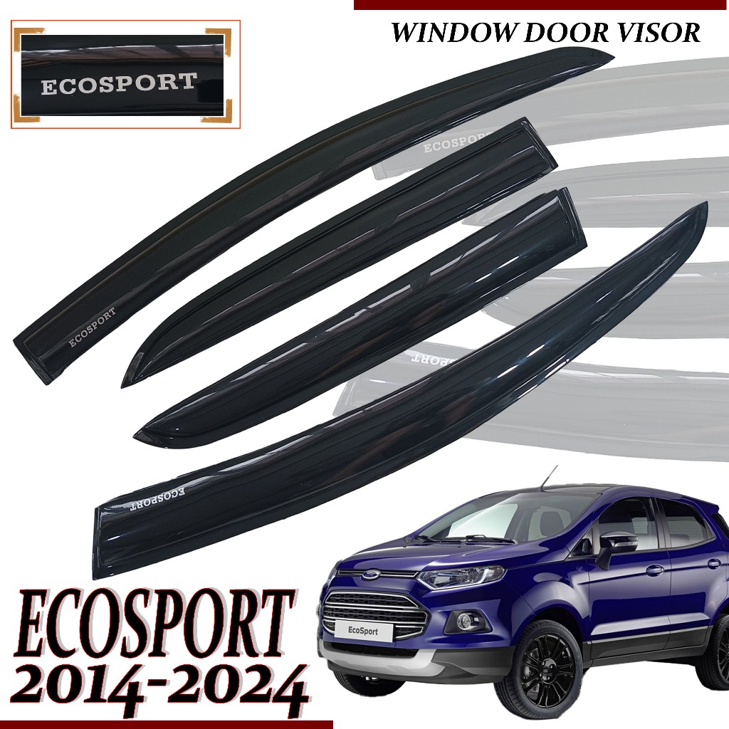 FORD ECOSPORT 2013 2017 OEM Type Rain Guard Window Visor Sun Visor