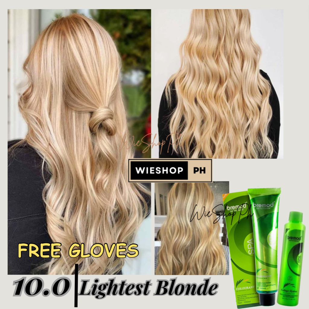 Bremod 10 0 Lightest Blonde Hair Color Set With Oxidizer 6 9 12